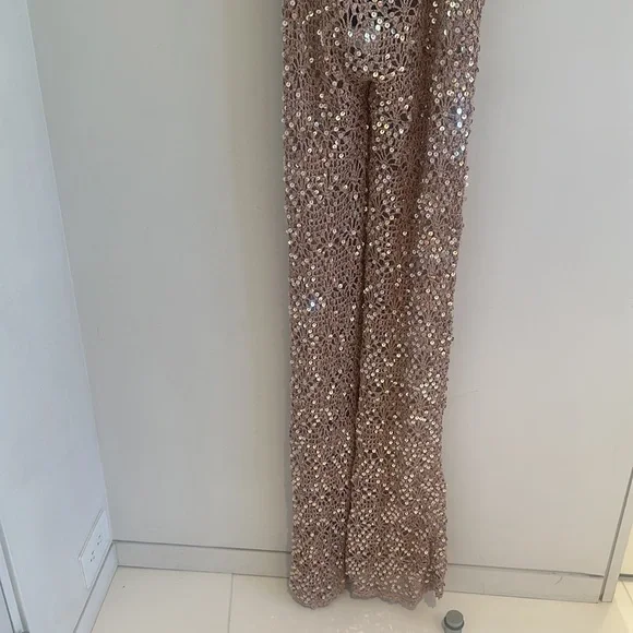 Retrofete TOSCA SEQUIN CROCHET JUMPSUIT XS/S NWT - Picture 14 of 17